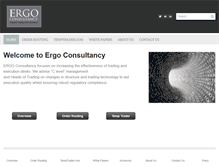 Tablet Screenshot of ergoconsultancy.com